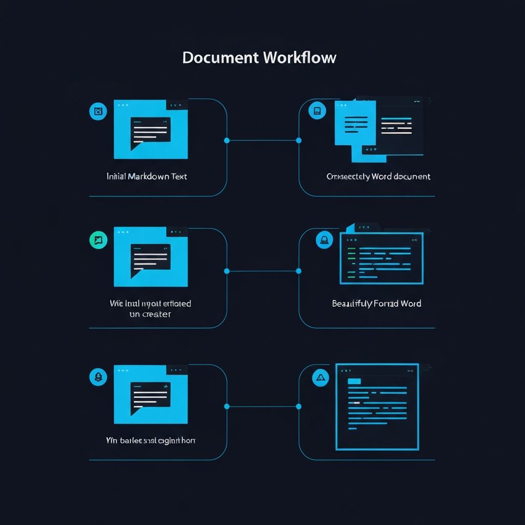 Markdown to Word Converter - Free Online Tool | MD File Viewer